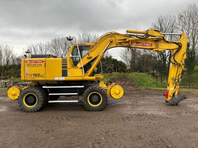Komatsu PW160ES-6K Rail Road (Off set Boom)