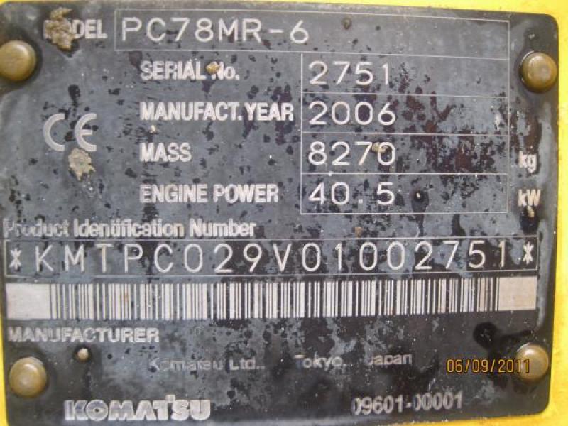 Komatsu PC78MR-6