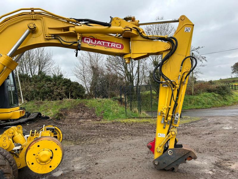Komatsu PW160ES-6K Rail Road (Off set Boom)