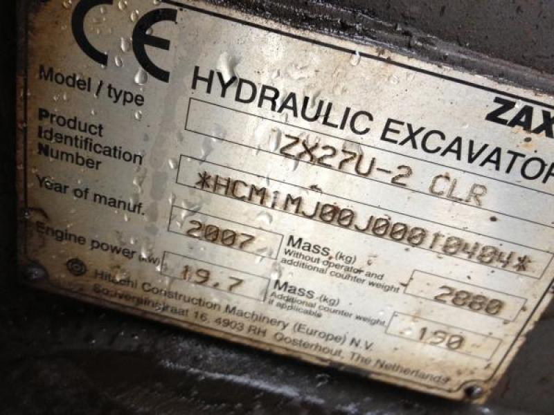 Hitachi ZX27U-2 CLR