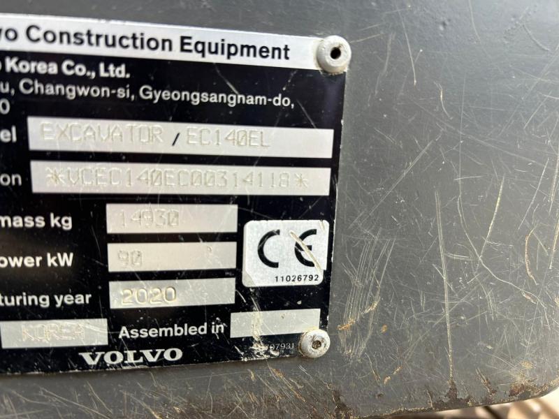 Volvo EC140 EL Bogmaster