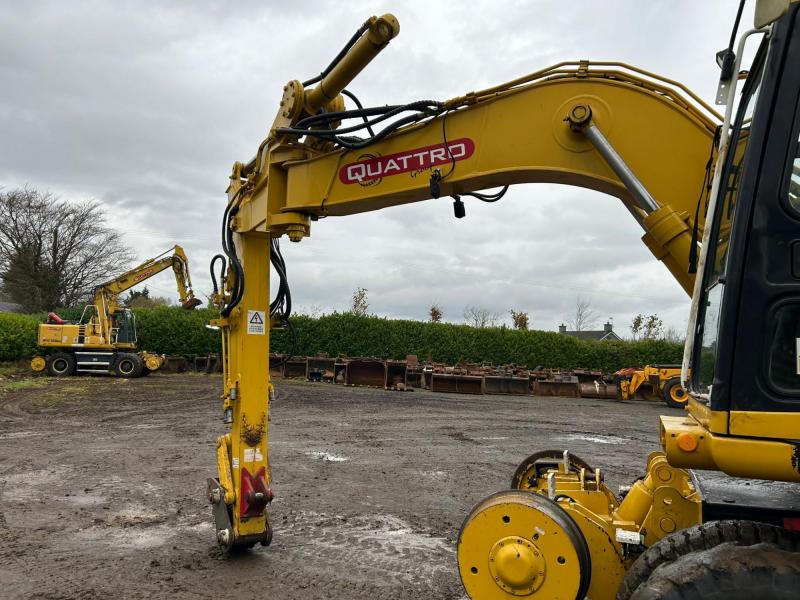 Komatsu PW160ES-6K Rail Road (Off set Boom)