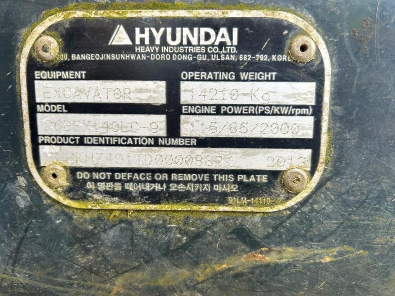 Hyundai Robex 140 LC-9