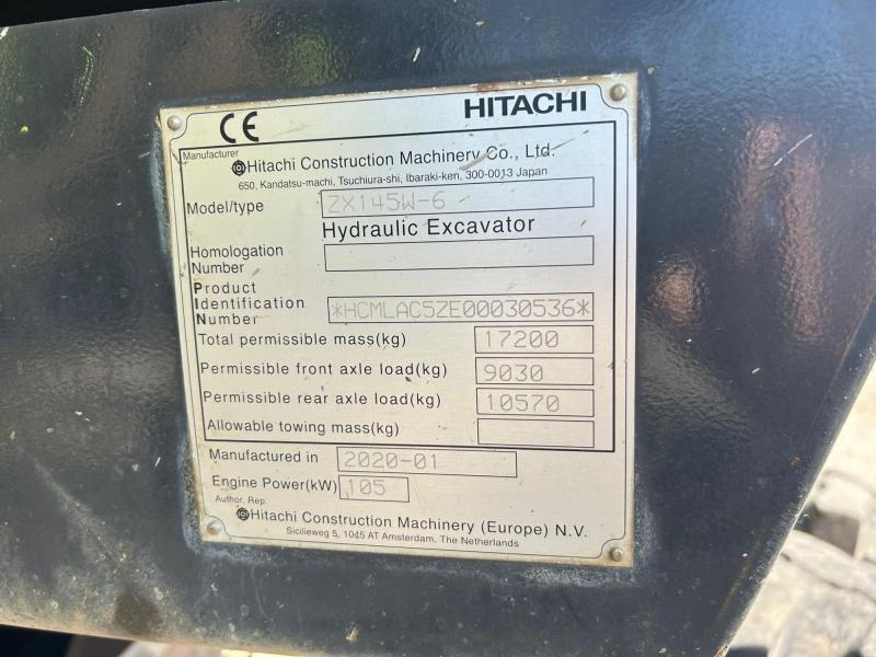 Hitachi ZX145W Blade & Stabilisers