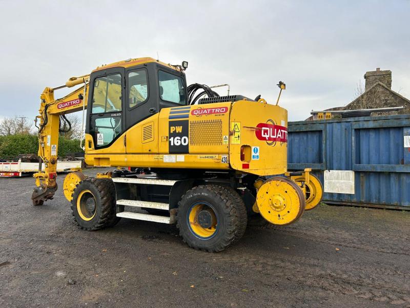 Komatsu PW160ES-7K Rail Road