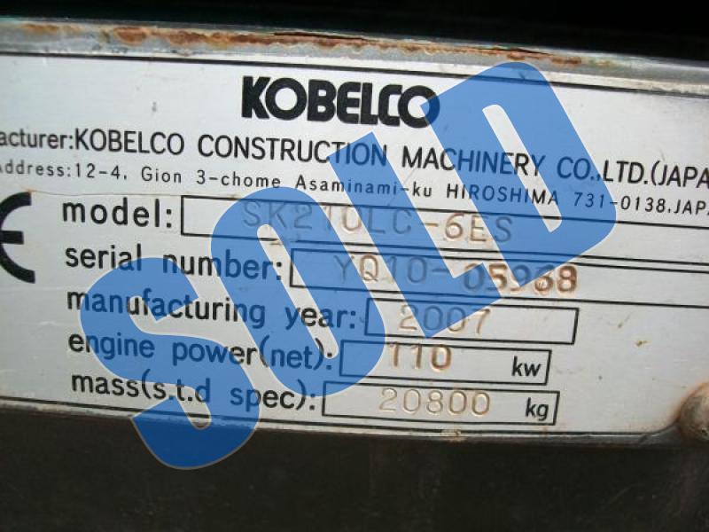 Kobelco SK210LC-6