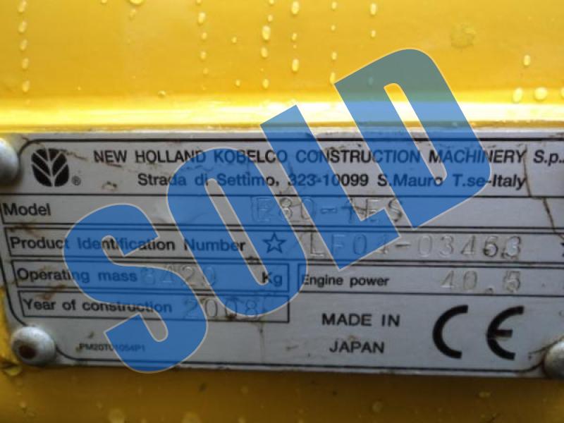 New Holland E80MSR