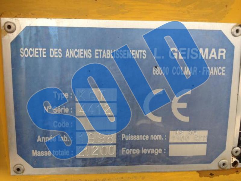 Geismar KGT 21 Ton Rail Road Excavator