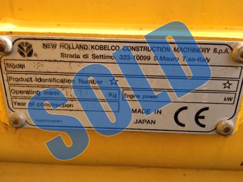 New Holland Kobelco E80 MSR