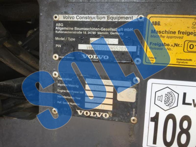 Volvo SD135 Pad Foot